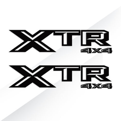 XTR 4x4 Bedside Vinyl Decals Pair for Musclecar Truck 2017