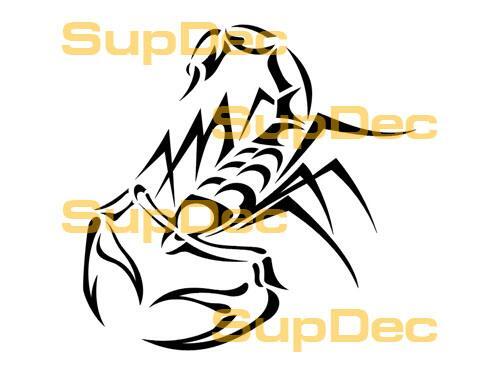 Scorpion Vinyl Art Wall Window Bathroom Sticker Decal #17
