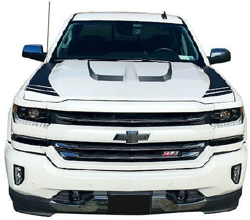 Hood Accent Graphic Stripes 2016 2017 2018 Chevrolet Silverado 1500
