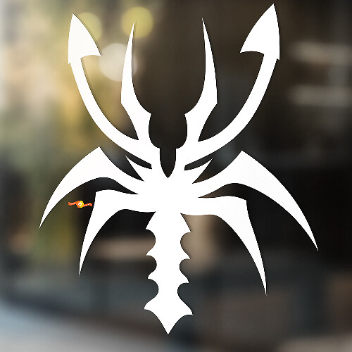 Scorpion Abstract Style Universal Vinyl Decal Sticker
