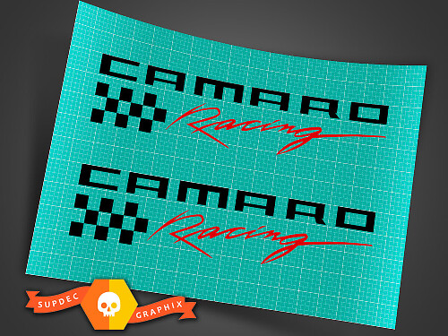 Chevrolet Camaro LS LT RS SS Zl1 Z28 Racing Side Skirt Wing Vinyl Decal Sticker 2