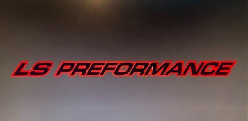 LS Performance Outline Hood Vinyl Decal Set for Chevy GMC Silverado Sierra