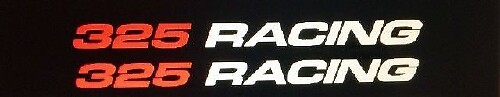 325 Racing Style Vinyl Decals for 5.3L Chevy Silverado  Malibu  Impala