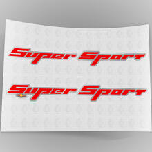 Super Sport Vinyl Decals Set For Chevrolet Camaro SS_3