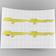 Super Sport Vinyl Decals Set For Chevrolet Camaro SS_4