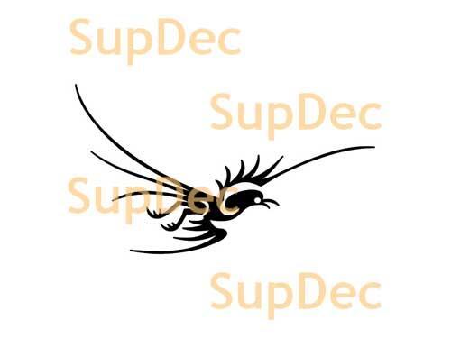 Bird Vinyl Art Wall  Window Bathroom Sticker Decal removable #1
