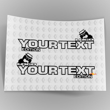 Pair Jeep Wrangler Off Road Edition Vinyl Hood Stickers Decals Rubicon
 4