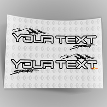 Pair Jeep Wrangler Unlimited Off Road Vinyl Hood Stickers Decals
 4