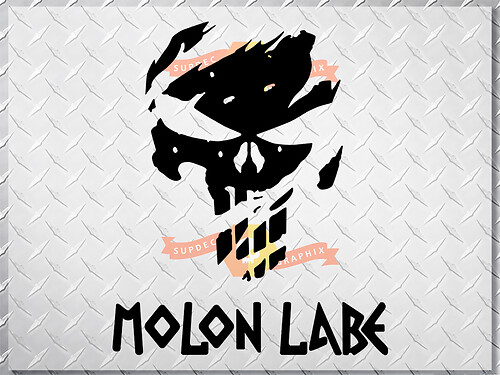 Punisher Skull Molon Labe Side Vinyl Decal Sticker for Jeep Wrangler