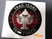 Trail Teams Task Force Call of Duty Domed Badge Emblem Resin Decal Sticker 2