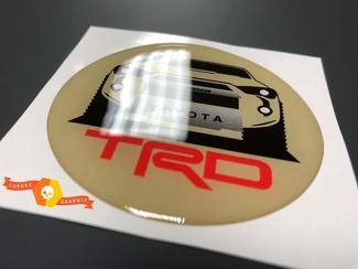 TRD Toyota 4Runner Domed Badge Emblem Resin Decal Sticker 1