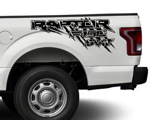 Ford Raptor F150 F 150 SVT distressed grunge 4X4 bed side Graphic decals stickers