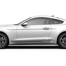 Side Doors Mustang Stripes Horses Decals Stickers for Ford Mustang
 2