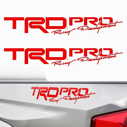 TRD Pro Racing Style Side Vinyl Decal for Toyota Tacoma