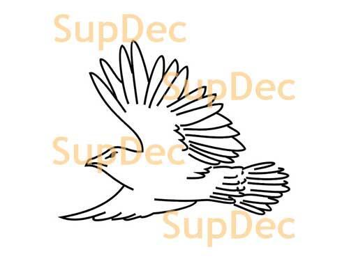 Bird Vinyl Art Wall Window Bathroom Sticker Decal removable #20
