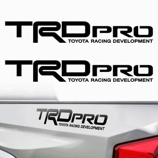 TRD PRO Toyota Tacoma Tundra Racing Bed Side 2 Decals Stickers PreCut Vinyl