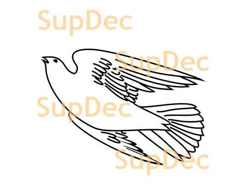 Bird Vinyl Art Wall  Window Bathroom Sticker Decal removable #25
