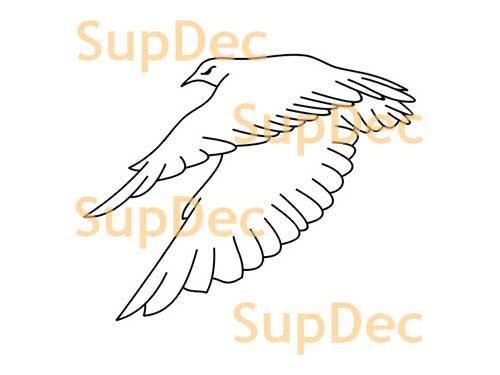Bird Vinyl Art Wall  Window Bathroom Sticker Decal removable #27
