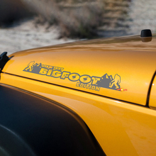 Bigfoot Mountains Edition Hood Stickers Decals for Jeep wrangler hoods
 2