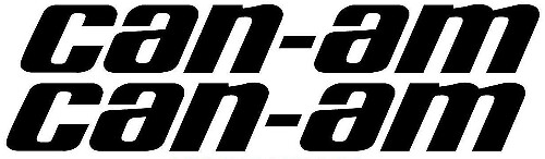 Can-Am Logo Vinyl Decal Kit for Outlander Maverick