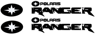 Polaris RANGER RZR 800 900 1000 XP ranger team sticker decal emblem
