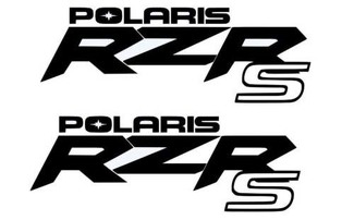 2 X Polaris Team Rzr Sportsman Ranger Sticker Decal Emblem
