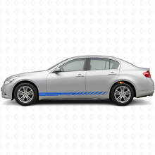 Racing Side Stripes Vinyl Decal Kit for Infiniti G35 G37_2