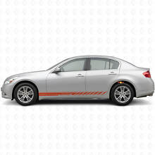 Racing Side Stripes Vinyl Decal Kit for Infiniti G35 G37_4
