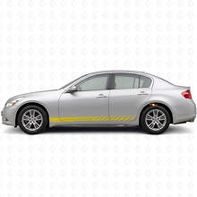 Racing Side Stripes Vinyl Decal Kit for Infiniti G35 G37_5