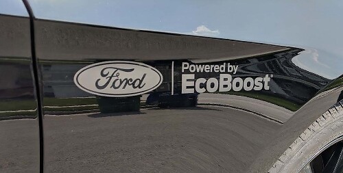 2010 - 2020 Ford Mustang Powered By Ecoboost Fender Decal Vinyl Sticker Graphic Pr