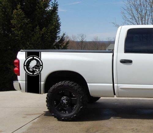 Metal Mulisha Bed Stripe Sticker Decal For Chevy Dodge Nissan Toyota Ford GMC Truck