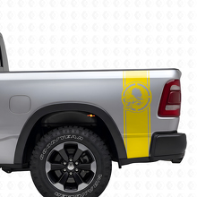 Metal Mulisha Skull Rear Side Stripes Vinyl Decal Set for Pickup Trucks_5