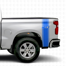 Z71 4x4 Bed Side Stripe Vinyl Decal Set for Chevy Pickup_2