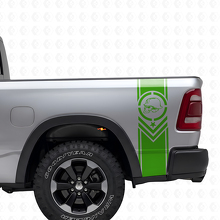 Metal Mulisha Style Rear Side Stripes Vinyl Decal Set for Pickup Trucks_3