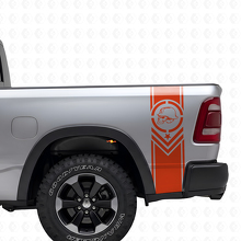 Metal Mulisha Style Rear Side Stripes Vinyl Decal Set for Pickup Trucks_4