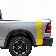 AR-15 Rifle Rear Side Stripes Vinyl Decal Set for Trucks_5