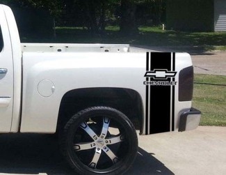 Custom Truck Chevrolet Bed Stripe Decal Set of (2) for Chevy Pickup