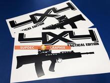 4X4 Tactical Edition Truck Bed Decals kit (Set of 2) Truck sticker TT23 2
