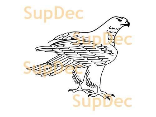 Eagle Vinyl Art Wall  Window Bathroom Sticker Decal removable #1

