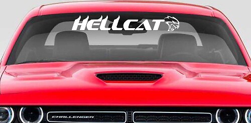 Hellcat Racing Windshield Vinyl Decal for Dodge Charger Challenger