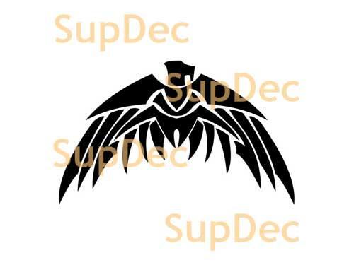 Eagle Vinyl Art Wall  Window Bathroom Sticker Decal removable #4