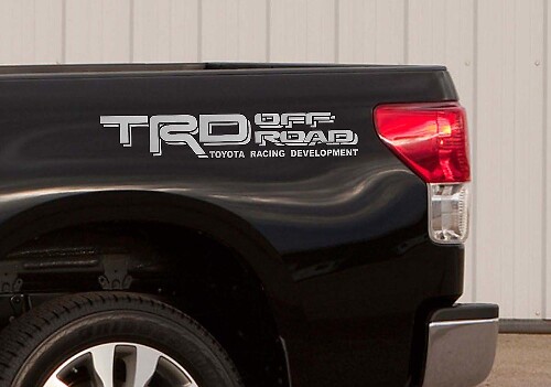 2 TRD Toyota Tacoma Tundra Decals Vinyl Sticker off road graphics 4x4 factory