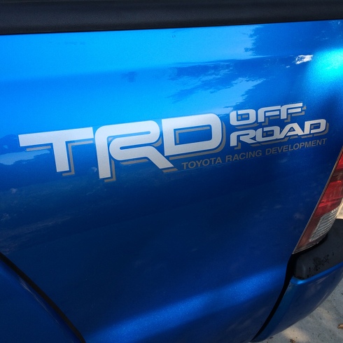 2 side Toyota TRD Truck Off Road 4x4 Toyota Racing Tacoma Decal Vinyl Sticker#3