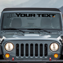 Jeep Wrangler JLJLU Wrangler Windshield Banner Vinyl Sticker Decal
 3