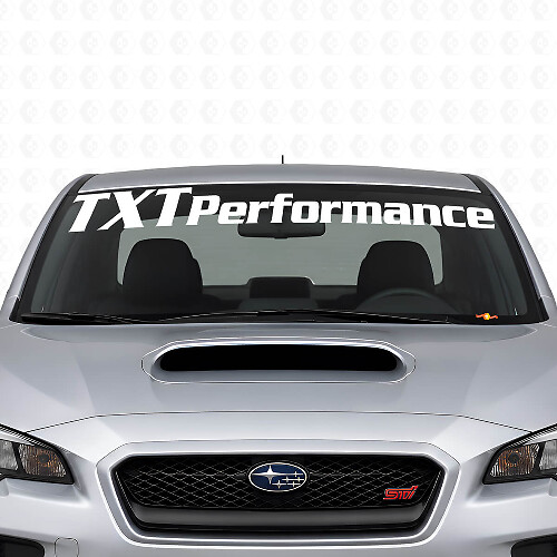 Custom Performance Windshield Vinyl Decal for Suba Cars