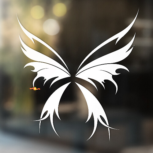Fantasy Style Butterfly Universal Vinyl Decal Sticker
