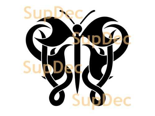 Butterfly Vinyl Art Wall Window Bathroom Sticker Decal #3
