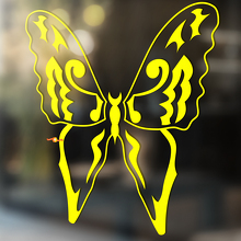 Butterfly Silhouette Outline Tribal-style Universal Vinyl Decal Sticker_4