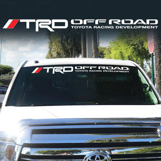 Toyota TRD Windshield Tacoma Tundra off road Racing 4x4 Decal Sticker Vinyl ll
