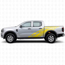 Mud Splash & Custom Text Side Vinyl Decals Kit for Musclecar Ranger Wildtrak _4